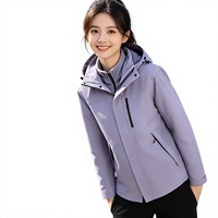 Vestes d'hiver personnalisées coupe-vent à capuche avec doublure en fourrure, impression de logo pour événements de team building, vêtements de travail, vêtements d'extérieur, hydrofuges