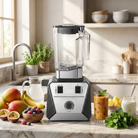 Blender commercial 2200W, mixeur puissant pour smoothies avec pot en PC de 2L pour restaurant et cuisine