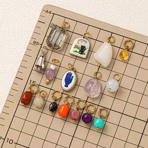 Новые DIY-шармы из нержавеющей стали 2025 года: модные ювелирные изделия на заказ, бусины-подвески с камнями по месяцу рождения, покрытие PVD 18К золотом для изготовления украшений - Product Image 2