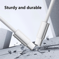 Cable USB-C a 8 Pines con Trenzado de Nailon PD30W para Carga Rápida y Transferencia de Datos para Computadora y Cámara (Venta al Por Mayor)