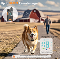 2026 Neuerscheinung Großhandel Wasserdichtes Nylon Smart Hundetrainingshalsband mit Ton, Vibration und Elektroschock, Wiederaufladbar, Anti-Bell-Funktion