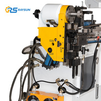 Máquina dobladora de tubos de acero eléctrica CNC hidráulica curvadora de tubos de escape RS-38, máquina automática para tubos de aluminio, hierro y acero