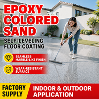 Peinture de sol époxy haute résistance Taiyan, sable coloré, auto-nivelante, pour surface en carrelage et ciment, rénovation directe, construction simple, 20 kg
