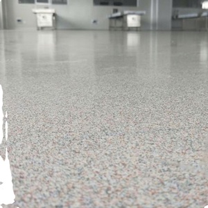 High Gloss Marble Effect Self-Leveling Epoxy Floor Coating Interior Exterior Marble <b>Paint</b> with Colored Sand Liquid Appearance - Product Image 1