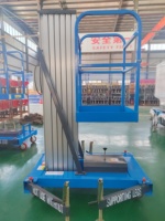 WELIF TRICH OP-02 200kg Mini Electric Order Picker Halbe lekt rischer Aufzug Reclaimer Lift Table New Metal Construction Chain Sling