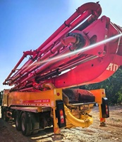 Camión Bomba de Concreto Sany SYM 6x4 con Motor Diésel, 37m-42m, Reacondicionado, Usado, con Piezas Originales, al Mejor Precio