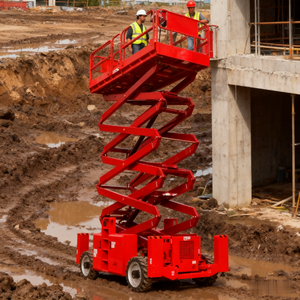 Cao cấp địa hình gồ ghề Scissor Lift tự hành điện trên không Lift nền tảng cá nhân Lift - Product Image 3