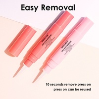SAGALAGA Stylo Dissolvant de Colle à Ongles 5ml Sans Odeur Sans Acétone Sérum Doux pour Faux Ongles à Presser Soin des Ongles Marque Privée Salon OEM