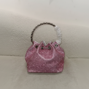 Bolso de mano de lujo con cristales de imitación para bodas, fiestas, escenas y noches, con forma de cisne. - Product Image 1