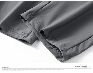 <b>Men's</b> Summer Ice Silk Pants Casual <b>Work</b> & Sports <b>Trousers</b> With Drawstring Quick-Drying & Loose Style Models - Product Image 6