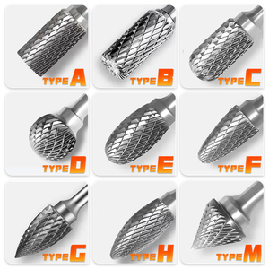 SUPAL Single Double Cut Carburo Rotary Burr Bit Grabado Herramienta <span class=keywords><strong>de</strong></span> molienda para Metal Mármol <span class=keywords><strong>Jade</strong></span> ODM Archivos <span class=keywords><strong>de</strong></span> corte personalizables - Product Image 2