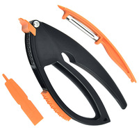 Amz presse à ail chaud cuisine multi-fonction gingembre ail trancheuse presse broyeur jus outils éplucheur