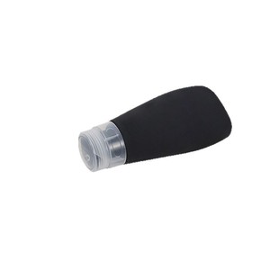 Silicone Dispensing Bottle Oval Wide Mouth Travel Size With Cover For Bath And Toiletries - Product Image 1
