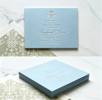 Carte d'invitation de mariage personnalisée de luxe, carte de vœux, carte de visite sur papier d'art et kraft avec impression numérique, format personnalisé