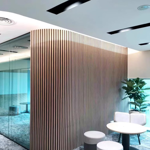 แผ่นฝ้าเพดานอะคูสติกโค้ง KASARO แผ่นตกแต่งผนังแบบยืดหยุ่น ดีไซน์โค้ง แผ่นผนังอะคูสติกไม้ MDF สำหรับตกแต่งภายในห้อง - Product Image 5