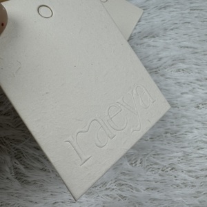 Bán Buôn Tùy Chỉnh Thiết Kế Mới Trong Suốt Colourful Giấy Treo Thẻ Tên Thương Hiệu Nhãn Cho Quần Áo Túi Giày Thẻ May Mặc - Product Image 1