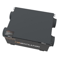 Unité de ventilation à récupération d'énergie HRV murale pour une seule pièce, échangeur de chaleur air-air, système de ventilation à récupération de chaleur, récupération de chaleur v