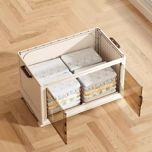 8099 Pinyaoo empilable 4 couches jouet bandes dessinées bacs de rangement boîte pliable armoire de rangement pliante - Product Image 4