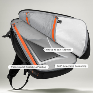 Mochila de Viaje Aprobada para Vuelo, Equipaje de Mano Resistente al Agua, Bolso de Negocios Duradero y Grande para Computadora, Mochila de Día - Product Image 4