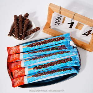 Biscuits enrobés de chocolat avec bonbons pétillants, prêts à consommer, chocolat sucré, vente en gros, halal - Product Image 5