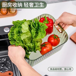 Panier de rangement translucide 3-6L, organisateur de bureau pour produits de soins personnels, respectueux de l'environnement - Product Image 4