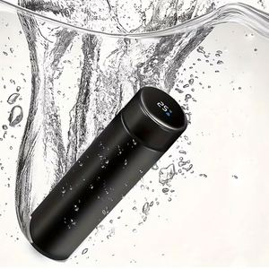 WSY Custom Logo Printed 500ml Thermo <b>Flask</b> Inteligente Digital Led Double Wall Vacuum Promotion Corporate Activity Business Gift - Product Image 1