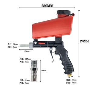 Small Pneumatic <b>Sandblasting</b> Gun for Household Use Portable Metal Decontamination Renovation Tool Customized OEM Support - Product Image 5
