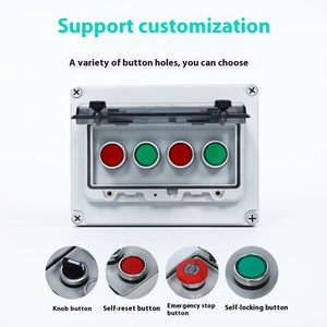 กล่องควบคุมกันน้ำกลางแจ้งมาตรฐาน IP66 ผลิตจากวัสดุ ABS ทนทานต่อแรงกระแทกระดับ IK08 พร้อมปุ่มรีเซ็ตอัตโนมัติ ปุ่มสตาร์ท ปุ่มหยุดฉุกเฉิน และระบบจ่ายไฟ - Product Image 2