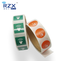 Etiqueta Adhesiva RFID Personalizada de Fábrica, Etiqueta NFC FM11NT022, Etiqueta/Adhesivo NFC, Precio de Etiqueta RFID NFC