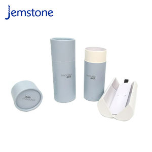 Usine de tubes d'emballage pour bijoux du Guangdong, boîte ronde en papier pour collier, bague, ensembles de bijoux en or et en argent, boîte d'emballage - Product Image 4