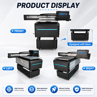 Impresora UV de Cama Plana 6090, Impresora de Inyección de Tinta UV para Carcasas de Teléfono, Vidrio, Madera, Metal, Acrílico, Aluminio, Espuma, PVC, Impresora UV Industrial