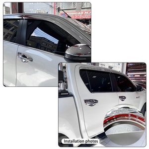 ชุดแต่งรถยนต์โครเมียมสีทองคำ ยี่ห้อ KQD ขายดี รับผลิตแบบ OEM/ODM สำหรับรถยนต์โตโยต้า ไฮลักซ์ รีโว่ ปี 2016 ขึ้นไป - Product Image 6