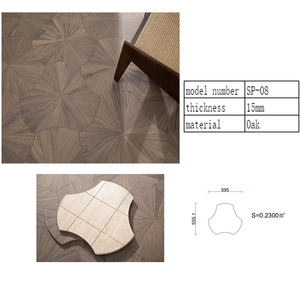 <span class=keywords><strong>Parquet</strong></span> in Legno Stratificato da Interno Versailles Piastrelle Vintage in Legno Massiccio e Tranciati <span class=keywords><strong>Pavimento</strong></span> Ingegnerizzato per Soggiorno - Product Image 2