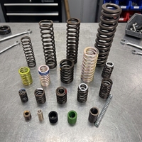 Ressort de compression hélicoïdal sur mesure en acier inoxydable de haute précision, à extrémités fermées, pièce de machine rectifiée avec précision