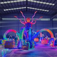 Manèges d'occasion de type parc d'attractions à vendre : Manège rotatif volant, Machine de jeu Poulpe