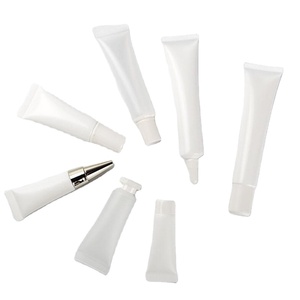 Empty 15Ml Lip Balm Bottle Packaging 15 ML Lipgloss Squeeze Tube for Lip Gloss Plastic Clear Tube