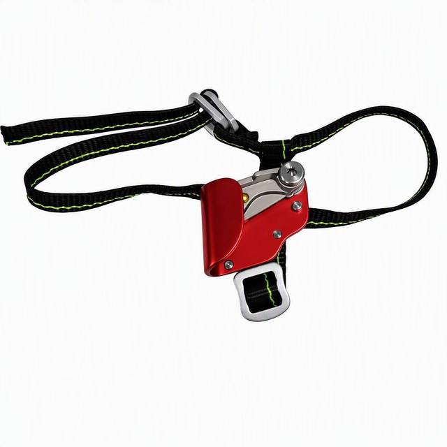Compact Foot Ascender | 150kg Load-Bearing 7075 Aluminum Quick Connect Buckle 2 D-Rings Climbing Foot Gripper Caving