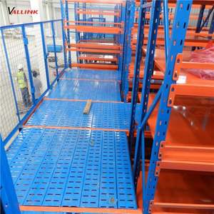 מערכת מדפים לרצפת ביניים מפלדה VALLINK GL-M003, גימור ציפוי אבקה, 2 שכבות, אחסון מחסן קמעונאי, הגנה מפני קורוזיה - Product Image 4