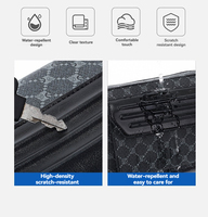 Sac messager pour homme personnalisé, vente en gros, PU léger, antivol, hydrofuge, résistant aux rayures, motif géométrique