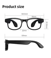 Lunettes Intelligentes AIMB-G2 Pro AI avec Caméra 8MP, Stabilisation d'Image Sans Fil BT, Capture Photo/Vidéo, Diffusion en Direct et Traduction IA