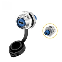 E-Weichat LP16 Tipo-C IP67 Enchufes y enchufes de suministro de datos industriales a prueba de agua