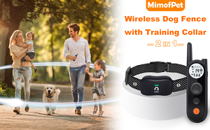 Productos para mascotas Dispositivo de entrenamiento para perros Dispositivo antiladridos Valla electrónica automática 2 en 1 <span class=keywords><strong>Collar</strong></span> de perro de choque de vibración inteligente inalámbrico - Product Image 4