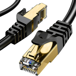 สายแพทช์คอร์ดทองแดงแท้ OEM SFTP CAT7 แบบกลม สีดำ ความถี่สูง สำหรับเซิร์ฟเวอร์คลาวด์ ศูนย์ข้อมูล การประมวลผล AI และเครือข่าย - Product Image 5