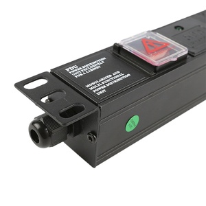 Prise PDU universelle 3 voies 19'' 1U avec interrupteur, protection contre les surcharges et les courts-circuits, usage industriel - Product Image 6