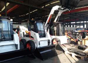 Kleine Gebruikte Wiel/Crawler Laders Mini Skid Sters Laders Front End Laders Skid Stuur Bijlagen - Product Image 5