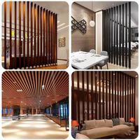 Interior Wpc Tube 100x100MM 50x100mm Wpc Beams WPC Timber Tube Column