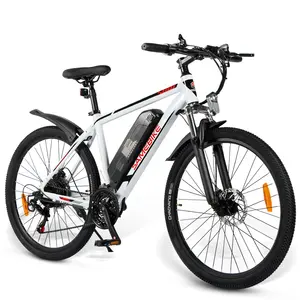 Sm26 Samebike Overzee After-Verkoop Mechanische Schijfrem Lithium Beslag 36V 250W Elektrische Fiets Full-Suspension E Bike