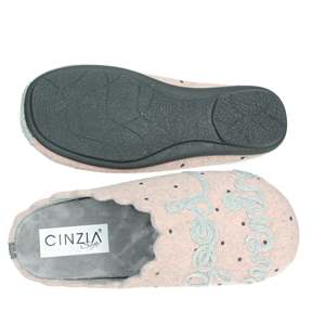 Cinzia Soft Pantoufles d'hiver pour femmes Rose EB0032 Confortables pour l'intérieur - Product Image 6