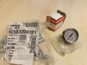 PLC NOUVEAU Manomètre <span class=keywords><strong>Carpigiani</strong></span> IC583200101 MN 0-12 ATM D.4 160101005 AIR Produit sous Garantie - Product Image 1