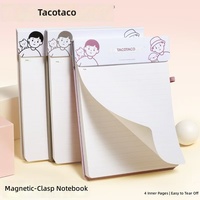 Bloc de Notas Magnético Vibrante, Papel de Alta Opacidad para Colorear, Papelería Moderna para Escritorio, Ideal para Librerías